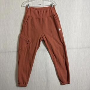 Hoka One One Women's Large Orange Fleece Performance Essential Jogger Pants